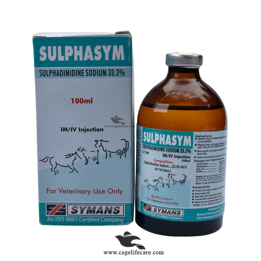 SULPHASYM Injectable Solution – Broad Spectrum Antibacterial for Livestock
