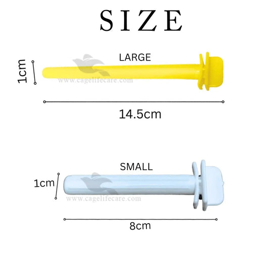 Plastic Twist Perch - Bird Stick for Small Birds Size Diamention