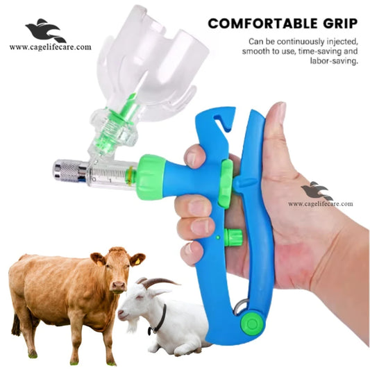 5ml Automatic Vaccination Gun – Adjustable Injector for Pigeons, Poultry & Livestock