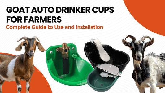 Goat Auto-Drinker Cups for Farmers: Complete Guide to Use & Installation - Cage Life Care