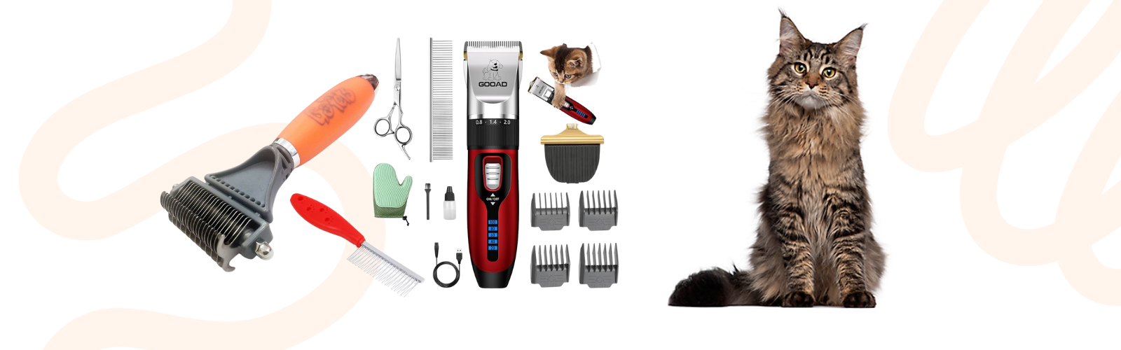 A closer look at Feline Grooming Tools
