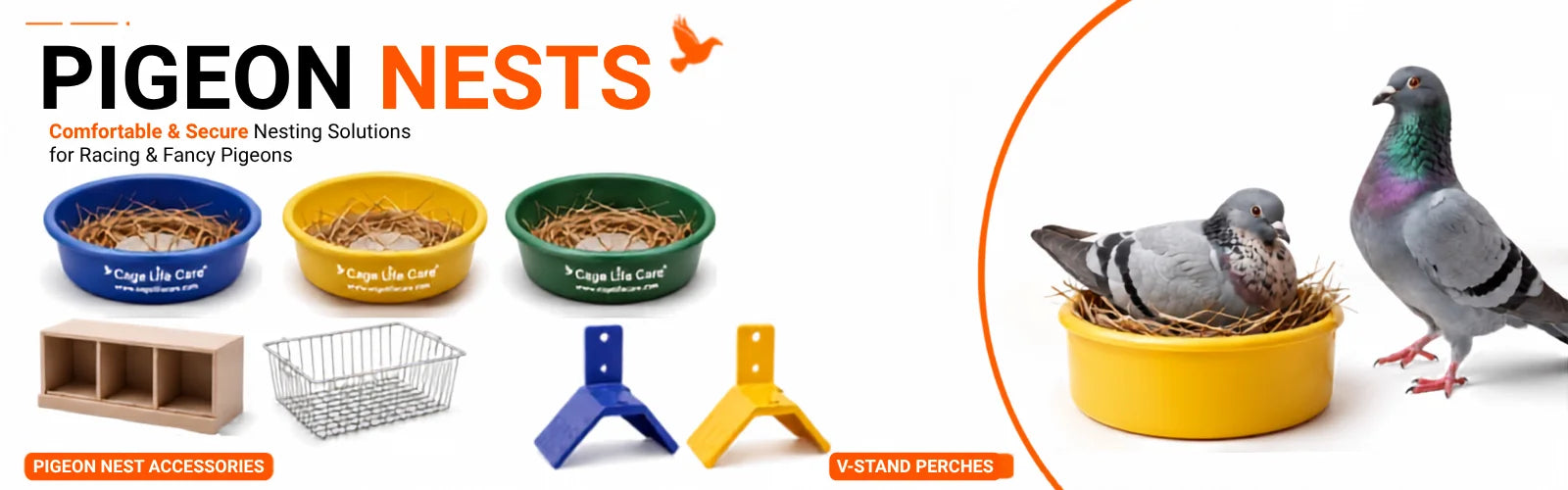 Pigeon Breeding & Nest Accessories