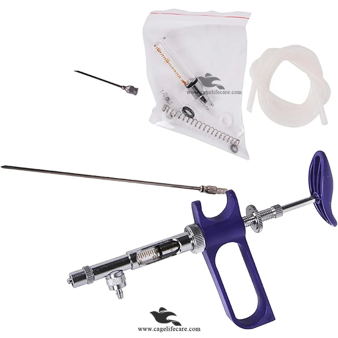 0-2ml Adjustable Vaccine Syringe – Poultry Injector Gun (Wan Jia)