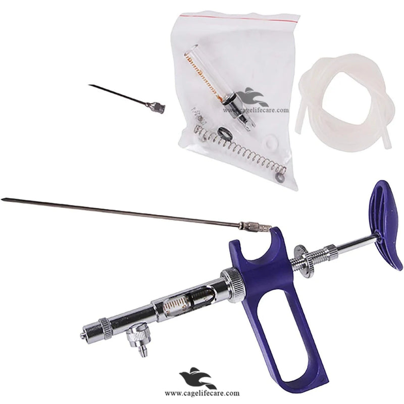0-2ml Adjustable Vaccine Syringe – Poultry Injector Gun (Wan Jia)