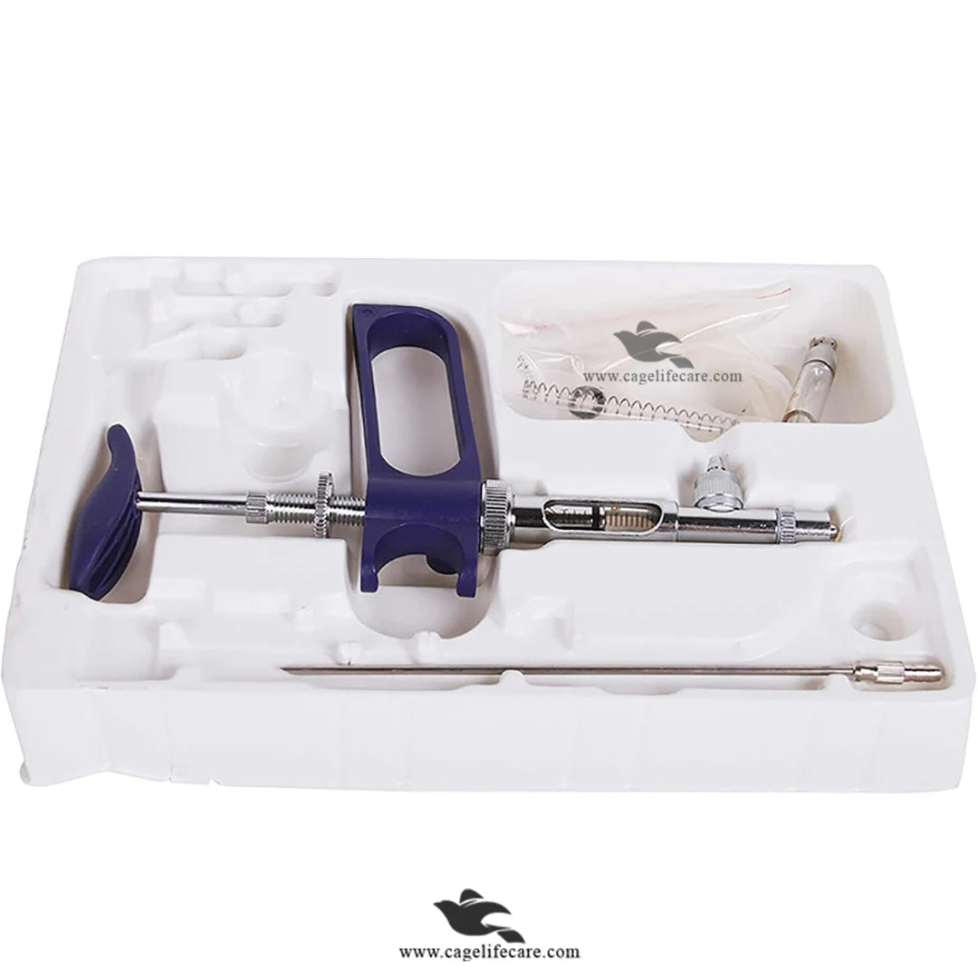 0-2ml Adjustable Vaccine Syringe – Poultry Injector Gun (Wan Jia)