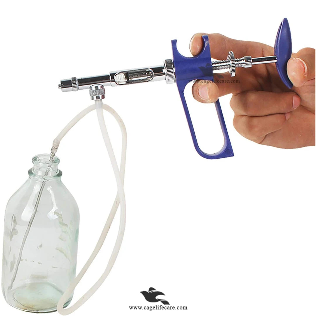 0-2ml Adjustable Vaccine Syringe – Poultry Injector Gun (Wan Jia)