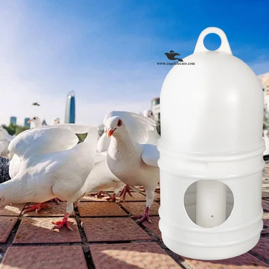 1200ml Plastic Pigeon Bird Water Drinker with Top Handle - for wild pigeons - house pigeons - racing pigeons - fancy pigeons