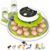 18 & 60 Eggs Fully Automatic Intelligent Green Incubator – Poultry & Parrots