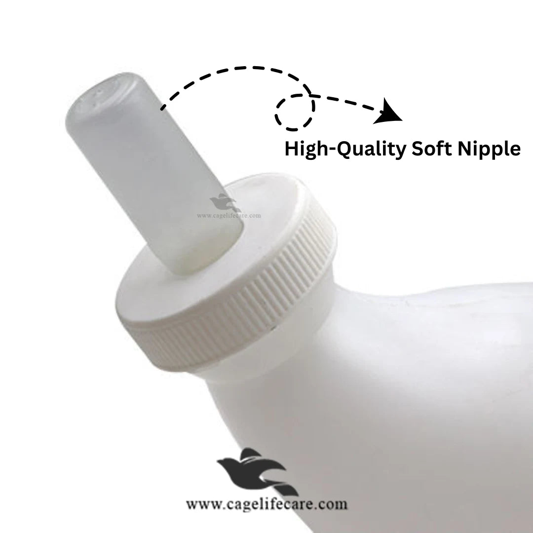 Calf Milk Feeding Bottle - Horizontal Livestock Baby Feeder