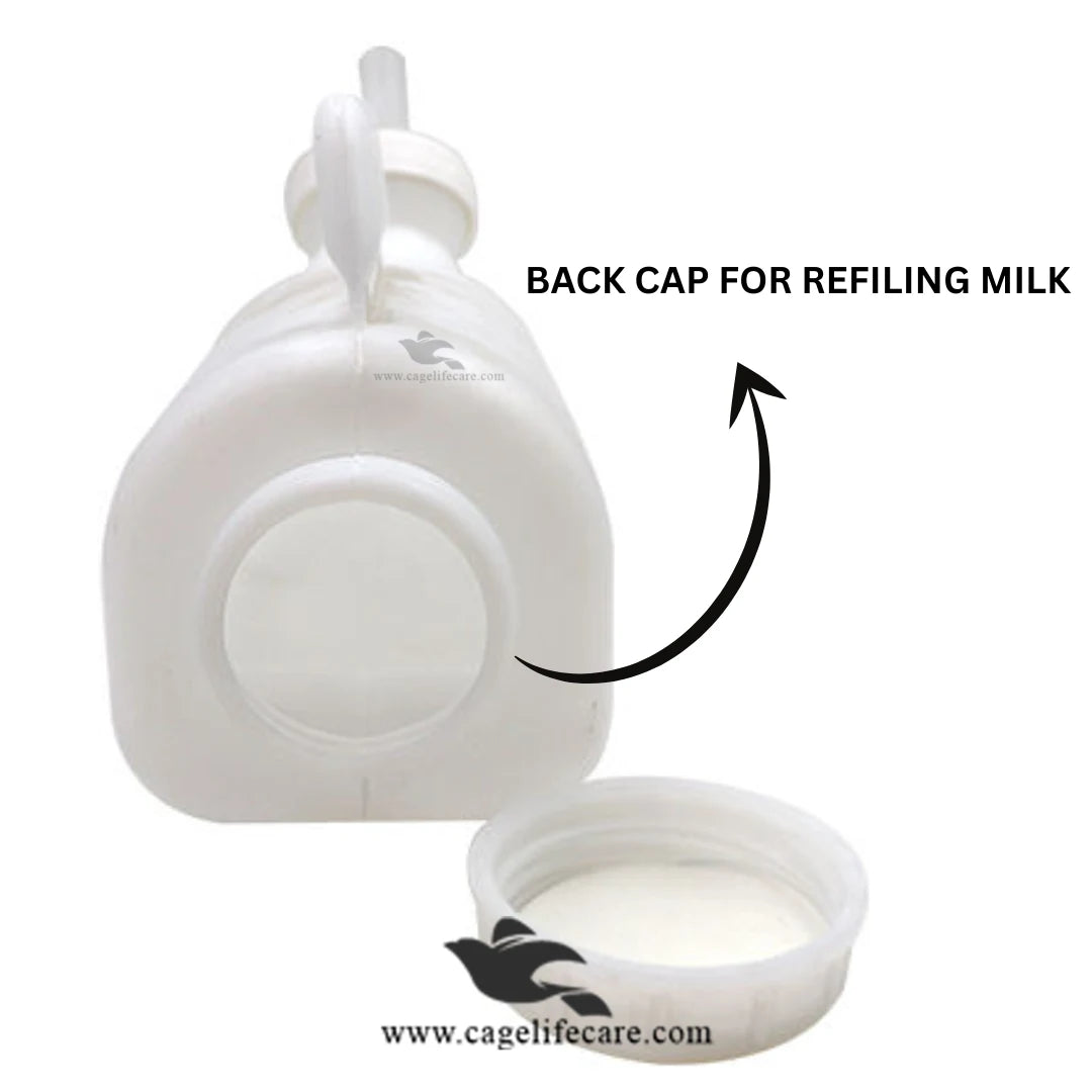 Calf Milk Feeding Bottle - Horizontal Livestock Baby Feeder