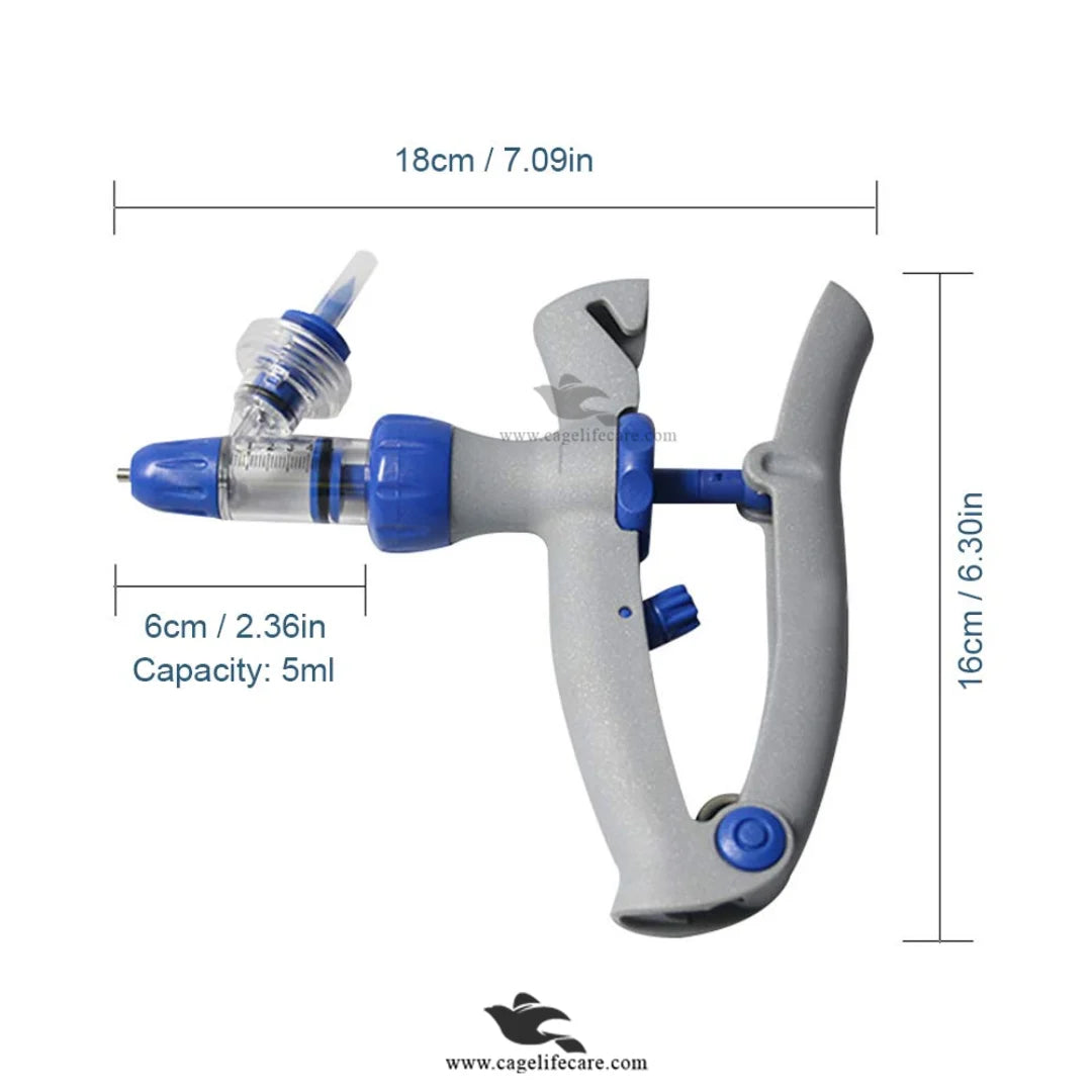 2ml Continuous Vaccine Injection Gun – Livestock & Poultry Syringe (FJ)