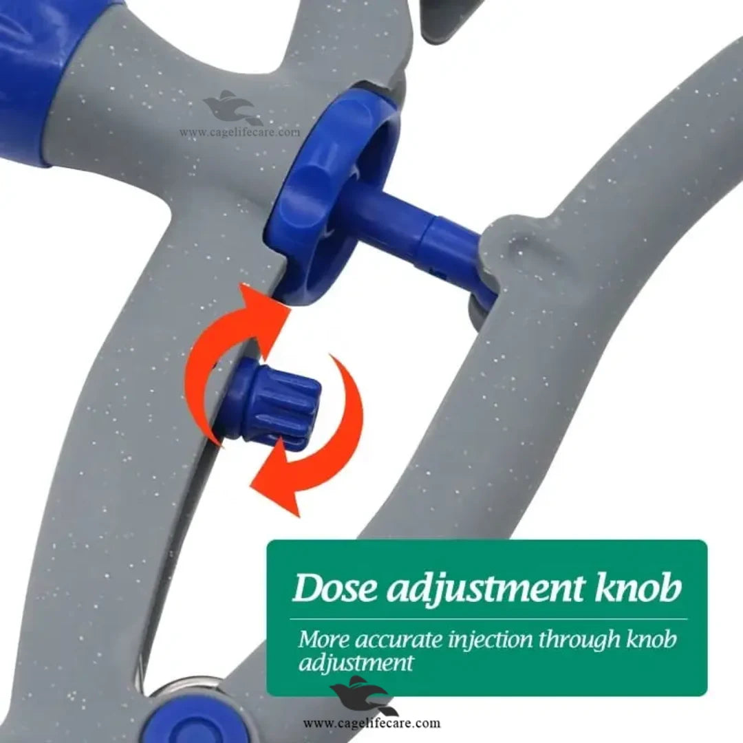 2ml Continuous Vaccine Injection Gun – Livestock & Poultry Syringe (FJ)
