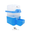 300ml Square Water & Seeds Feeder for Birds