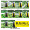 30M Garden Hose Reel Set with 10 Spray Modes — Portable Water Pipe Reel Cart