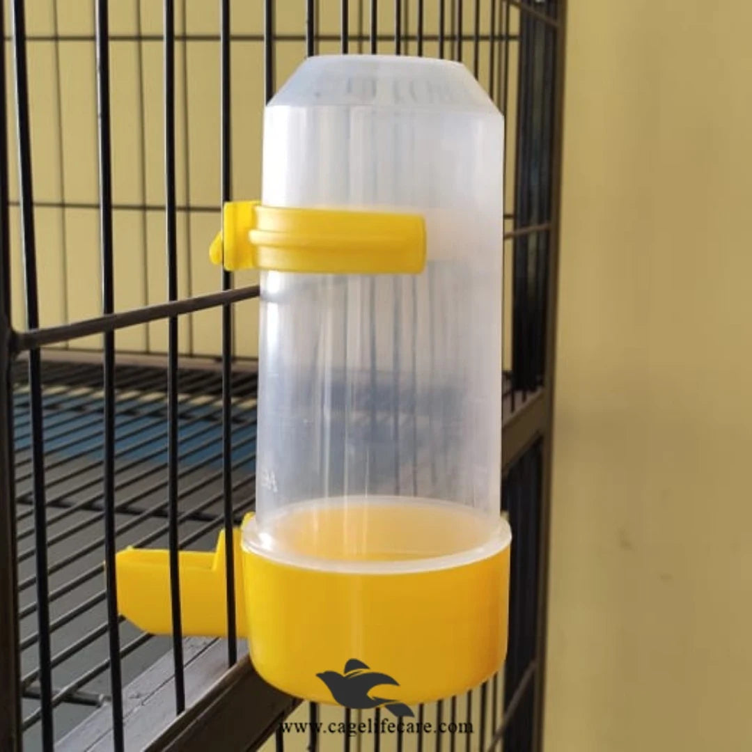 350ML Bird Drinker – Water Dispenser for All Bird Types - Install