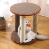 3 Poles Round Top Cat Scratcher – 50cm with Play Ball