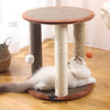 3 Poles Round Top Cat Scratcher – 50cm with Play Ball