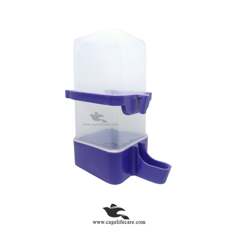 480ml Square Water Drinker for Birds Pigeons & Poultry