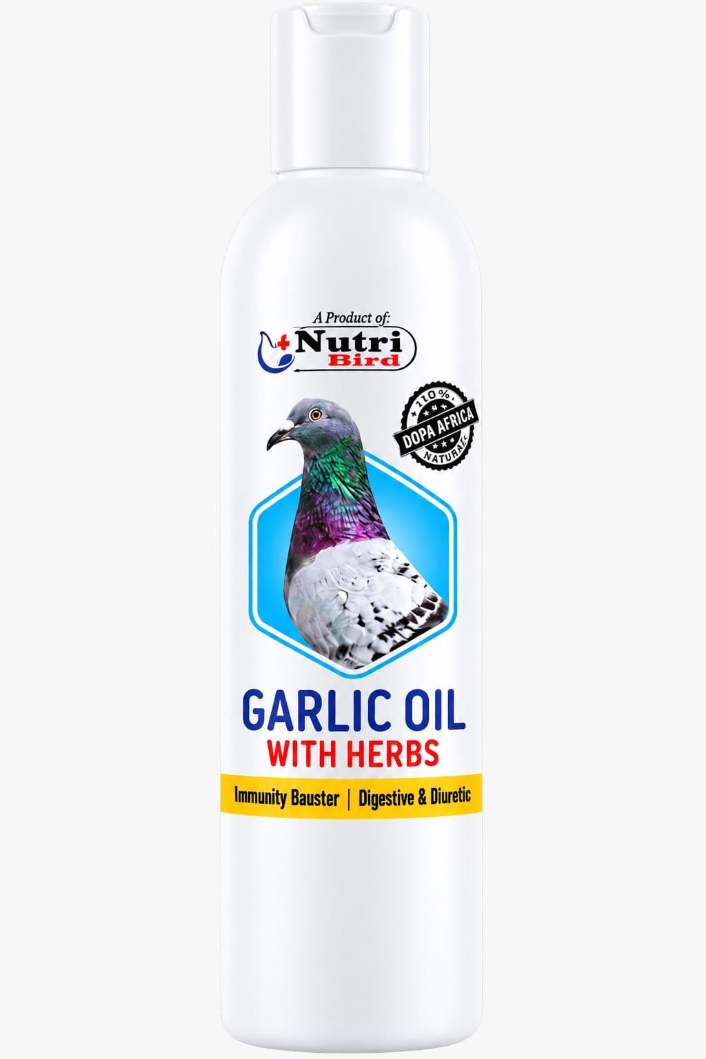 Garlic Oil with Herbs – Natural Immunity & Digestive Booster for Birds & Pigeons