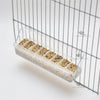 Acrylic Aviary Feed Feeder – 15 Inch for Small Birds