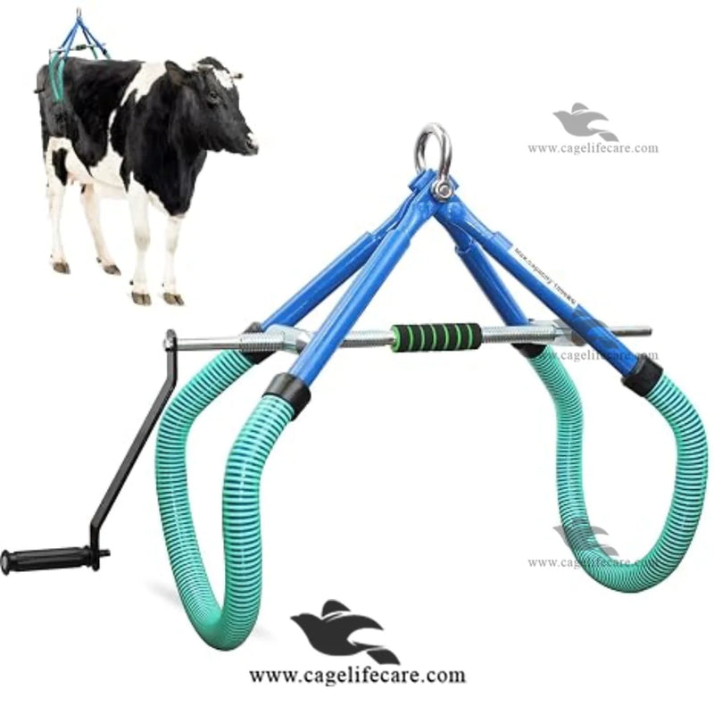 Adjustable Cow Hip Lifter Heavy Duty — Veterinary Hip Lift for Downer Cows and Cattle