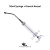 Adjustable Drenching Syringe with Steel Nozzle - For Goats, Sheep, Dogs & Pets (20ml-100ml)