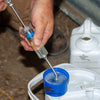 Adjustable Drenching Syringe with Steel Nozzle - For Goats, Sheep, Dogs & Pets (20ml-100ml)