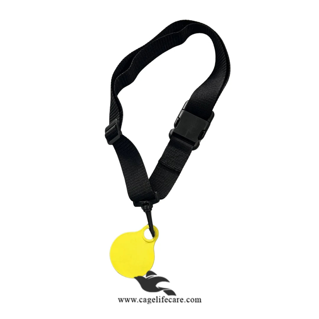Adjustable ID Neck Round Tag & Collar for Cow, Cattle & Dairy Animals