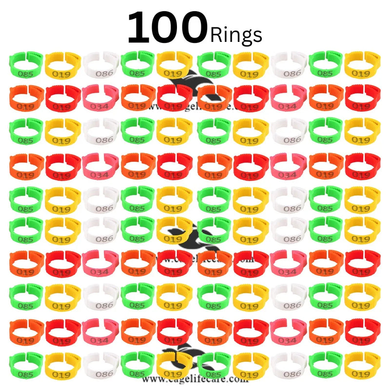 Adjustable Poultry Leg Bands – Clip-On Bird ID Rings