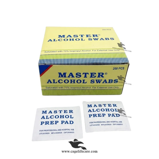 Alcohol swabs for pets, goats, sheep, cattle
