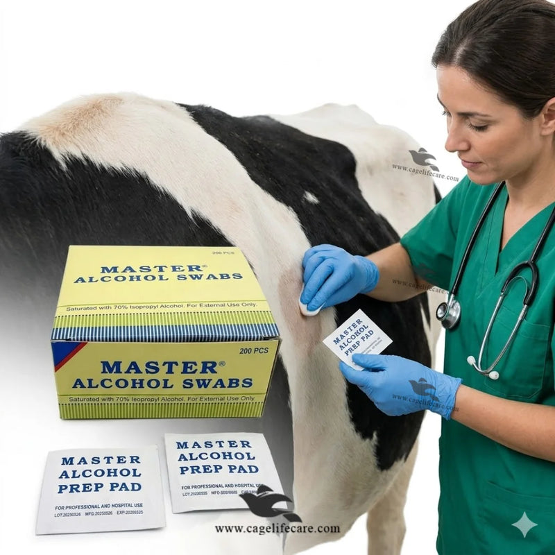 Alcohol Swabs — Veterinary Use for Animals