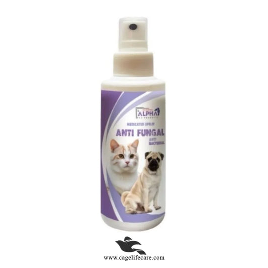 Alpha (MEGA PET) Antifungal Spray – 70ml  Fast Relief for Fungus, Ringworm & Bacterial Infections in Pets