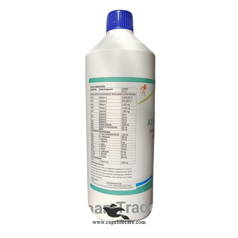 Alphavit – Vitamin & Amino Acid Solution for Poultry and Birds