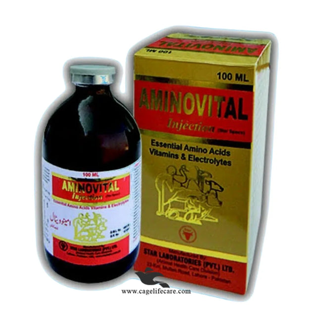 Aminovital Injection – Energy Booster for Livestock & Animals – Cage ...
