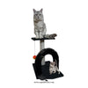 Arch + Board 2-in-1 Cat Scratcher – 46cm with Top Sit, Massager Arch & Play Ball