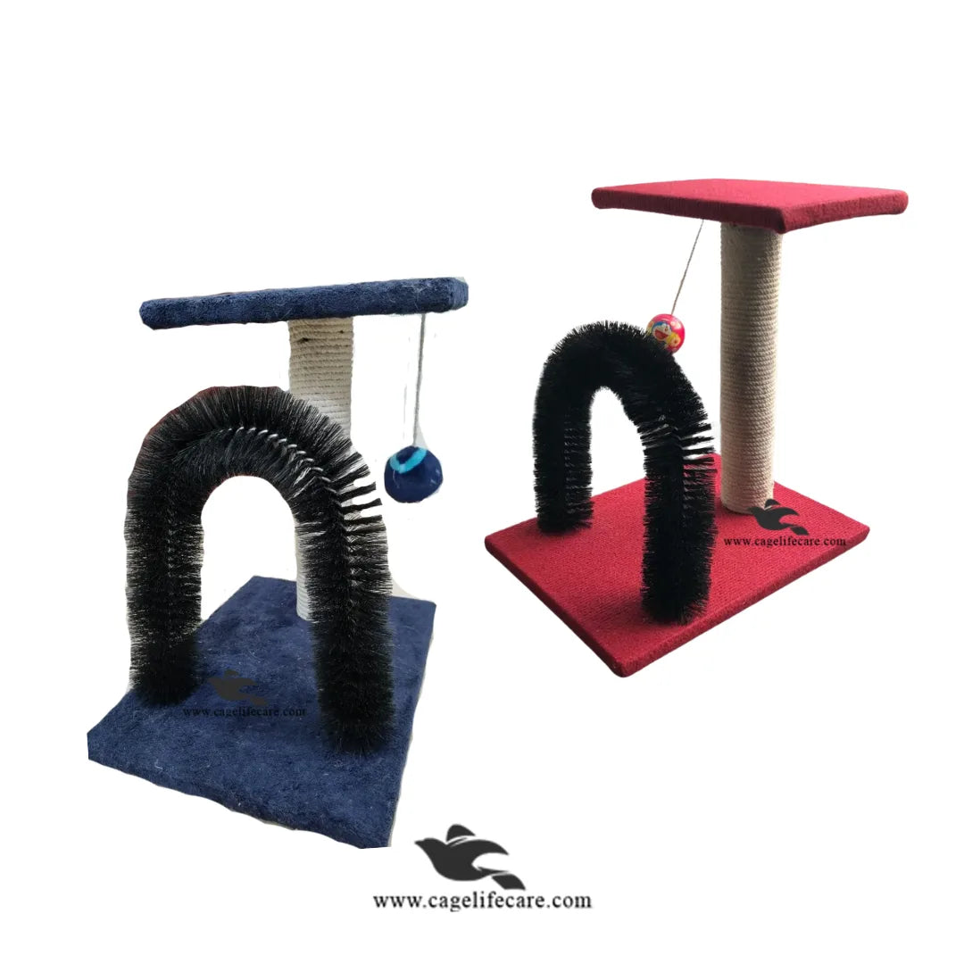 46cm multi-purpose cat scratcher with interactive ball