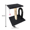 Arch + Board 2-in-1 Cat Scratcher – 46cm with Top Sit, Massager Arch & Play Ball