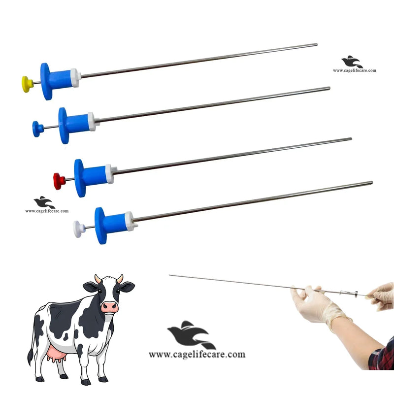 Artificial Insemination Gun – Plastic Auto-Lock AI Gun for Livestock