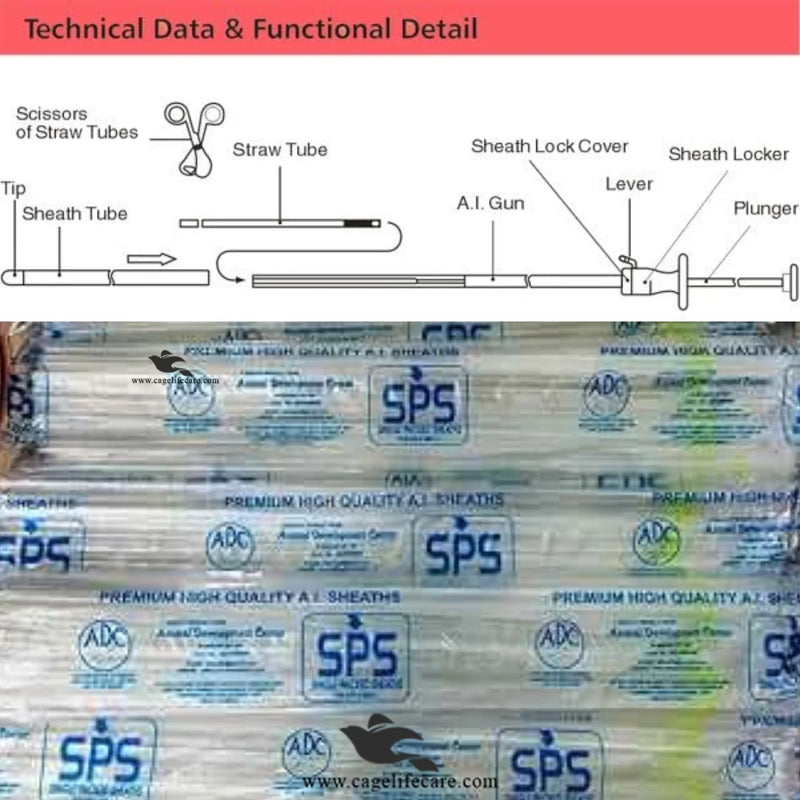 Artificial Insemination Sheaths – Pack of 50 Disposable AI Sheaths for Livestock