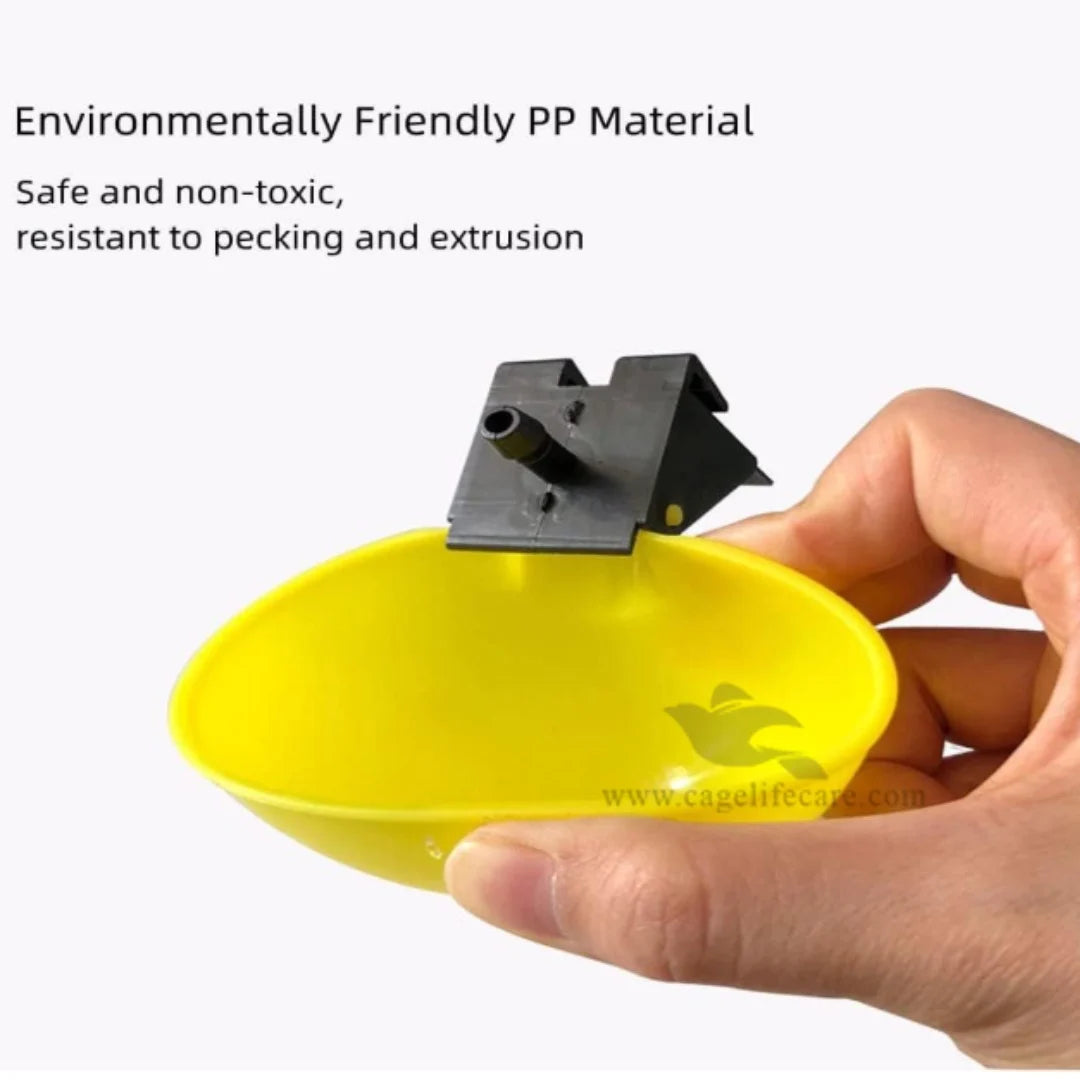 Automatic Hanging Poultry Drinking Cup – Bird Waterer flaxable