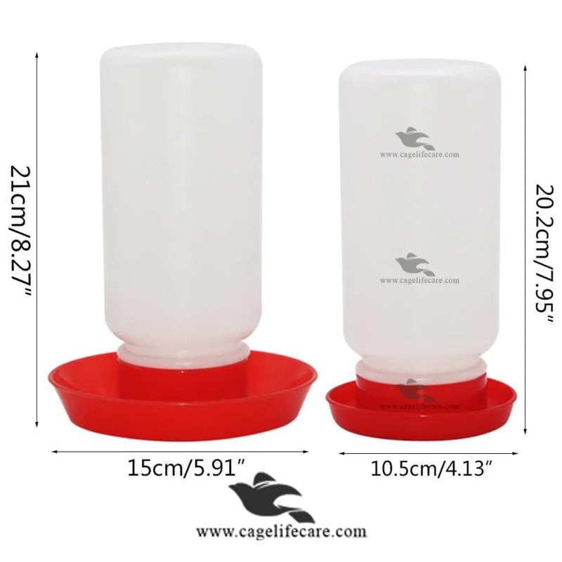 Automatic Poultry Chicken Waterer Drinker Container For Chicks and Hens