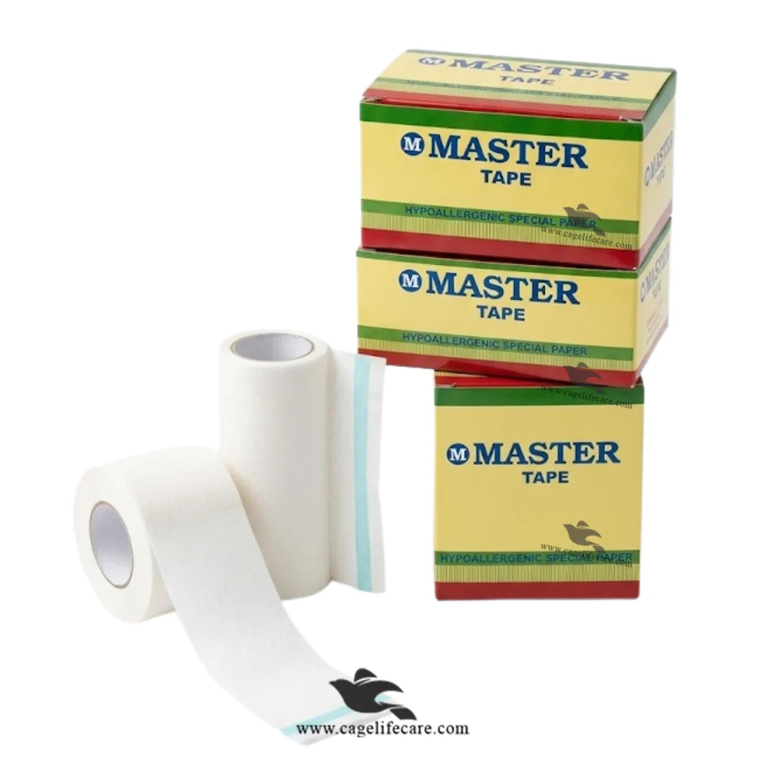 Cotton roll securing bandage tape for animals