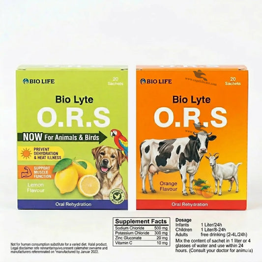 Biolyte ORS for birds and animals Pakistan