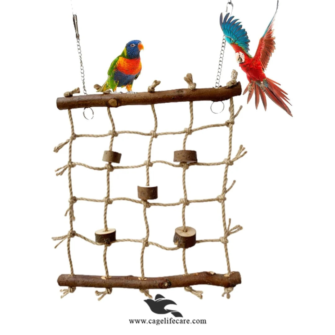 Bird Climbing Net Toy For Parrots & Small Birds