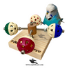 Bird Spinning Toy with Rotating Balls and Colorful Bells