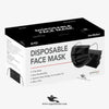Black Surgical Facemask — Imported Protection for Farmers & Veterinary Doctors