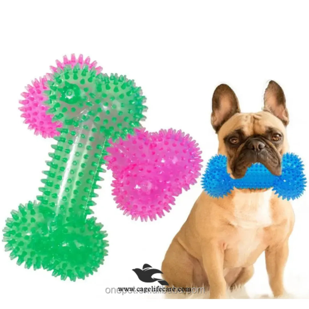 Bone Shape LED Chew Toy for Dogs