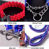 Braided Leash with Choke Color for Dogs