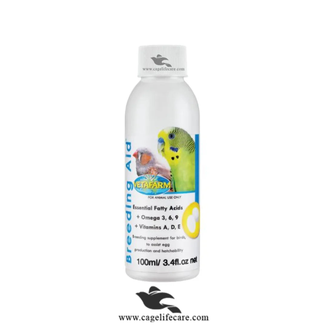 Breeding Aid Oil – Enhance Egg Production, Hatchability & Fertility 100ml Bottle & Loose for 100% Breeding Formula for birds 