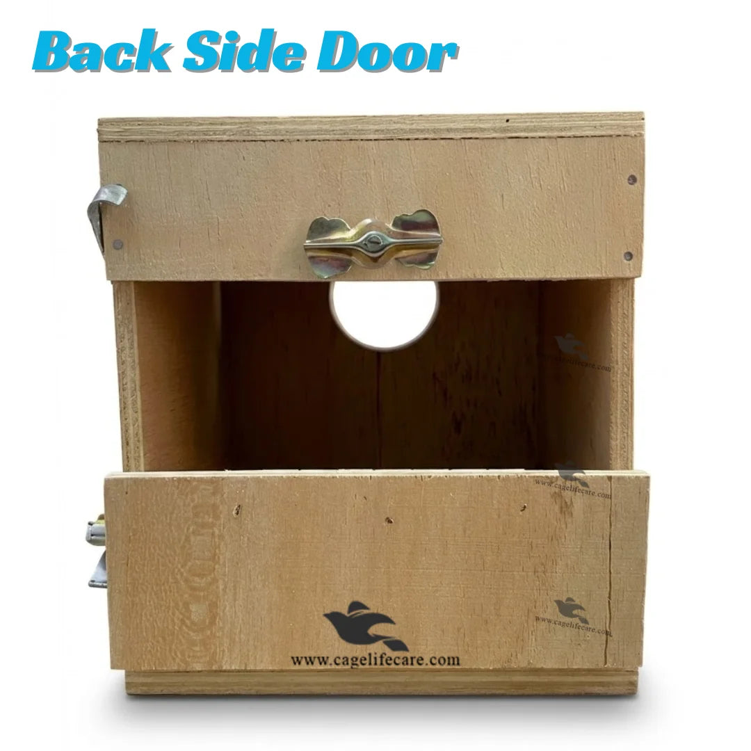 wooden parrot breeding box for cages